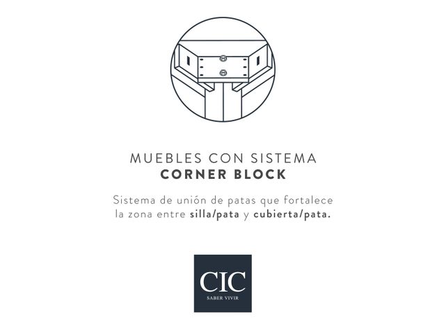Juego de Comedor New Cordobes + 6 Sillas + 2 Sitiales Cic-8