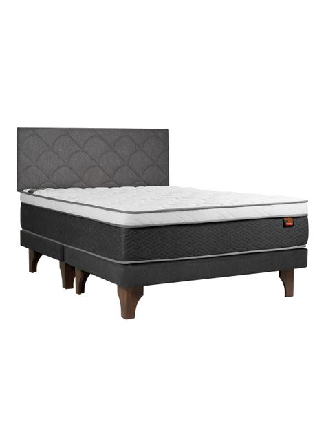 Camas Europea Everest Cobre King + Respaldo-0