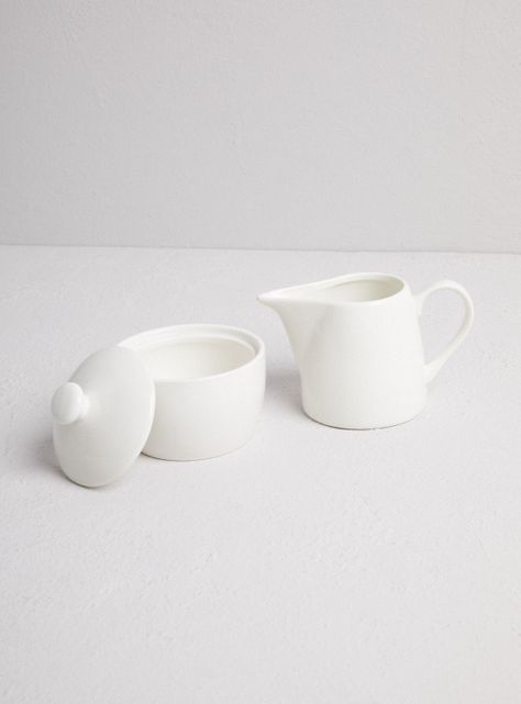 Set Azucarero y Lechero Porcelana-1
