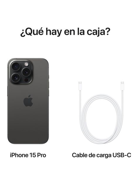 iPhone 15 Pro 128GB Titanio Negro-8