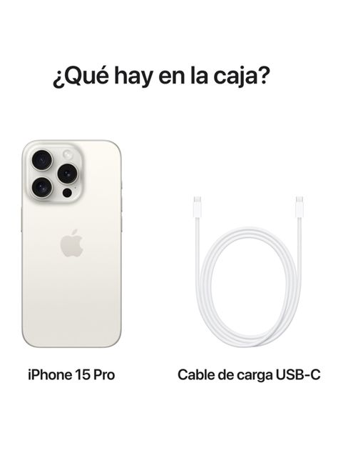 iPhone 15 Pro 512GB Titanio Blanco-8