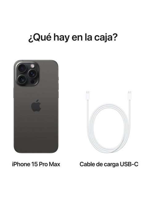 iPhone 15 Pro Max 256GB Titanio Negro-8