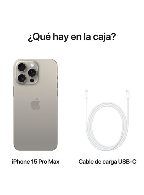 iPhone 15 Pro Max 256GB Titanio Natural-8