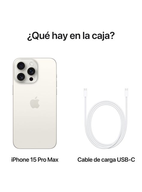 iPhone 15 Pro Max 512GB Titanio Blanco-8