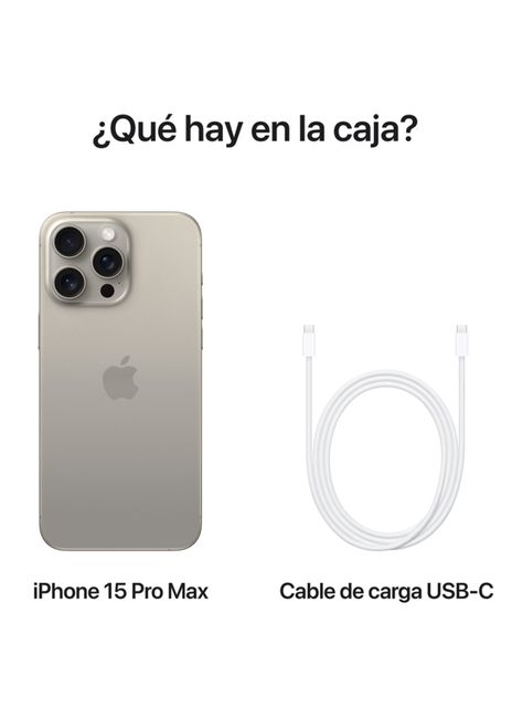 iPhone 15 Pro Max 512GB Titanio Natural-8