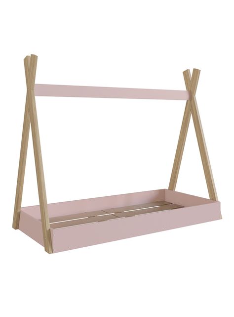 Cama de Transición Infantil Montessori Rosa-0