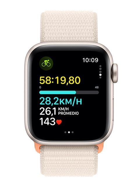 Apple Watch SE GPS 40mm Caja Aluminio y Correa Loop Blanco Estelar-5