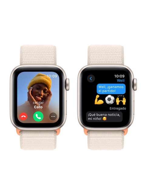 Apple Watch SE GPS 40mm Caja Aluminio y Correa Loop Blanco Estelar-3
