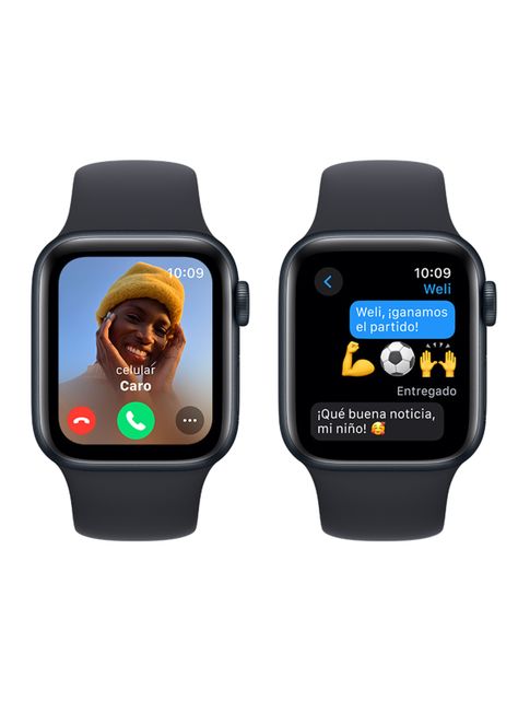 Apple Watch SE GPS 40mm Caja Aluminio y Correa Deportiva Medianoche Talla S/M-3
