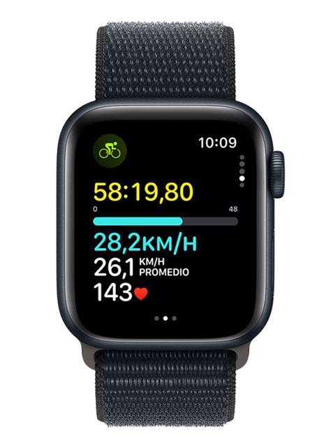 Apple Watch SE GPS 40mm Caja Aluminio y Correa Loop Medianoche-5