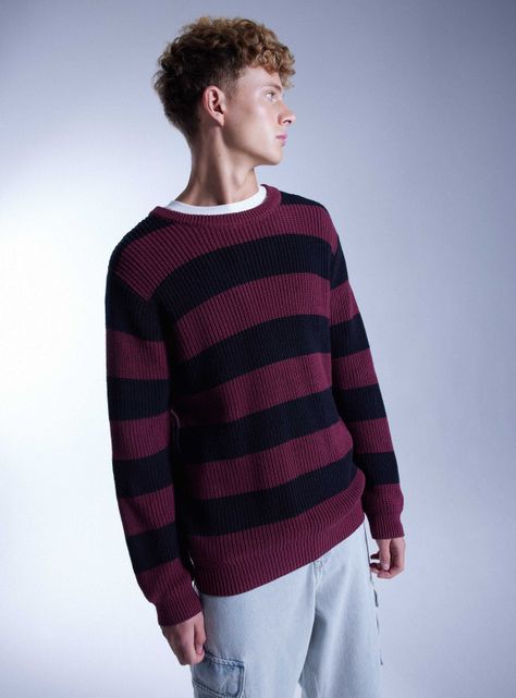 Sweater Grunge Rayas-0