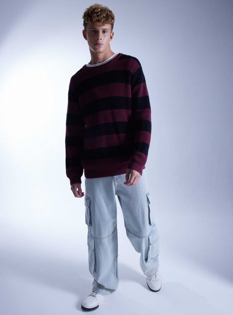 Sweater Grunge Rayas-4