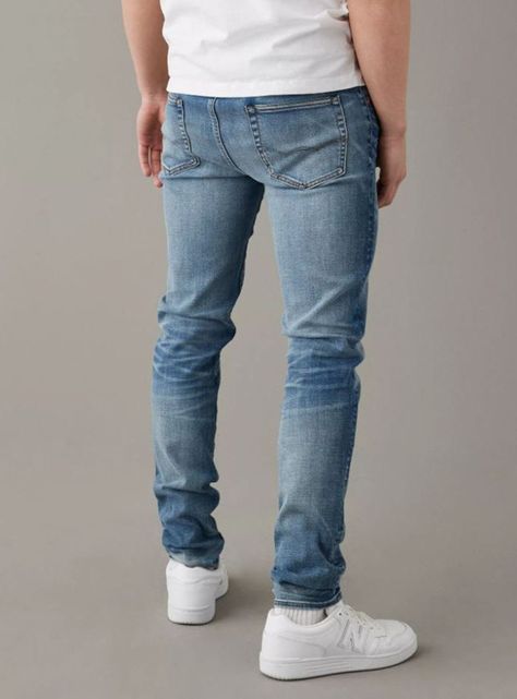Jeans AE AirFlex+ Distressed Skinny-1