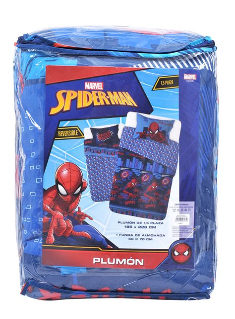 Plumón 1.5 Plazas Spiderm City-2