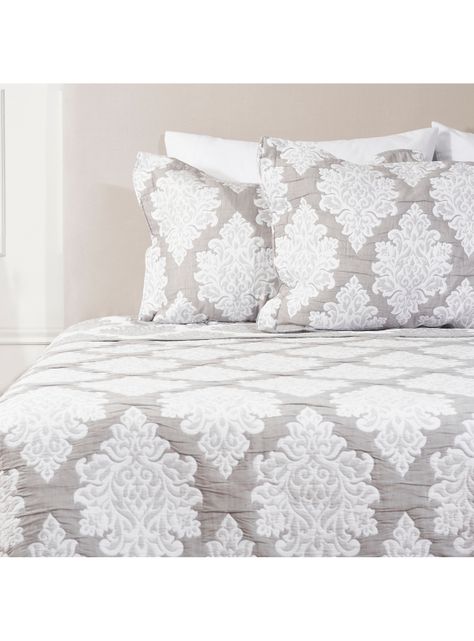 Cubrecama Jacquard Blanche Gris 1.5 Plazas-0
