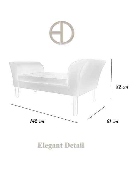 Banqueta Minesota 61x142 cm-1