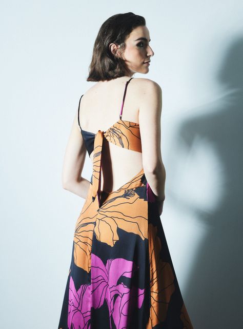 Vestido de Fiesta Cut Out Fruncido-1