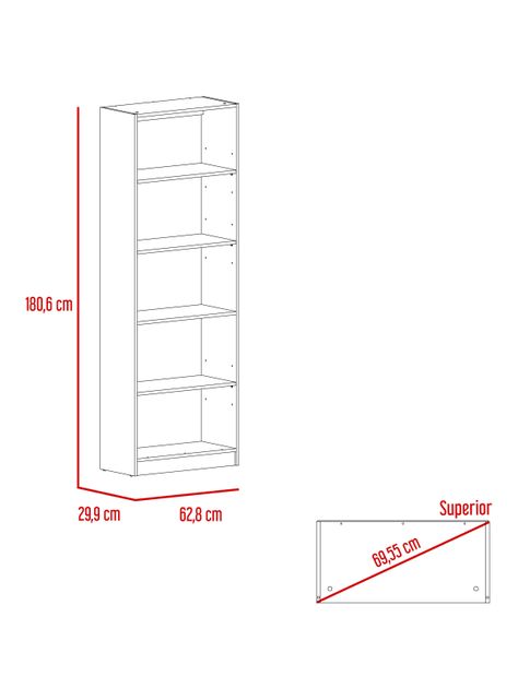 Estante Home E3 180.6 cm-1