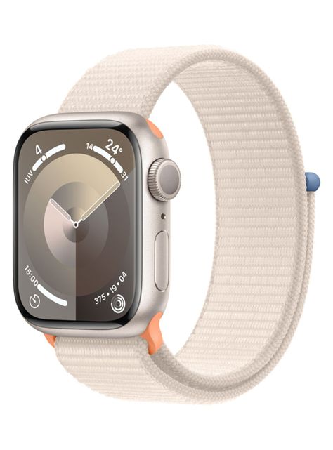 Apple Watch Series 9 GPS 41mm Caja Aluminio y Correa Loop Blanco Estelar-0
