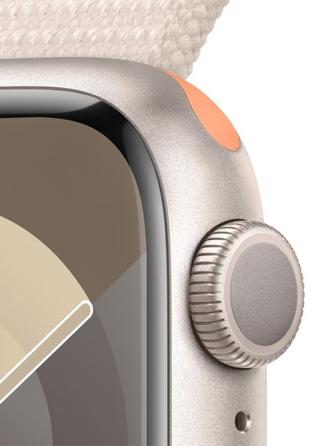 Apple Watch Series 9 GPS 41mm Caja Aluminio y Correa Loop Blanco Estelar-2