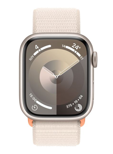 Apple Watch Series 9 GPS 41mm Caja Aluminio y Correa Loop Blanco Estelar-1