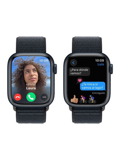 Apple Watch Series 9 GPS 41mm Caja Aluminio y Correa Loop Medianoche-5