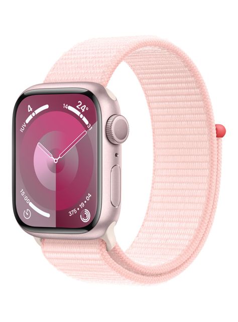 Apple Watch Series 9 GPS 41mm Caja Aluminio y Correa Loop Rosado-0
