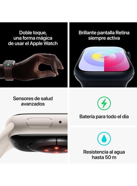 Apple Watch Series 9 GPS 41mm Caja Aluminio y Correa Loop Rosado-8