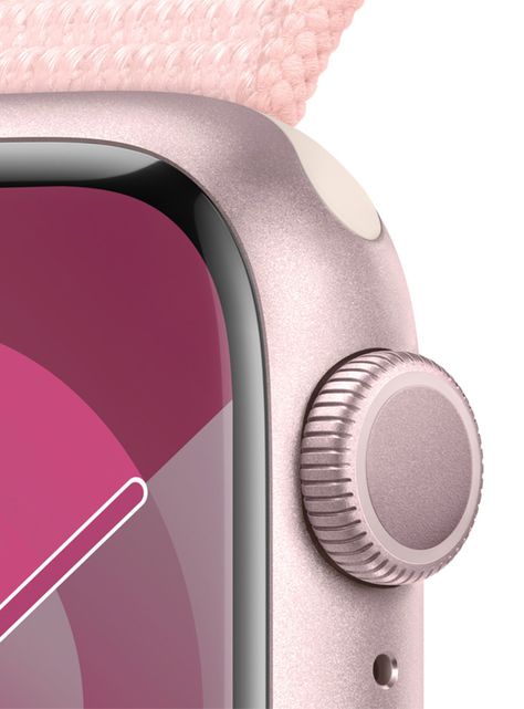 Apple Watch Series 9 GPS 41mm Caja Aluminio y Correa Loop Rosado-2
