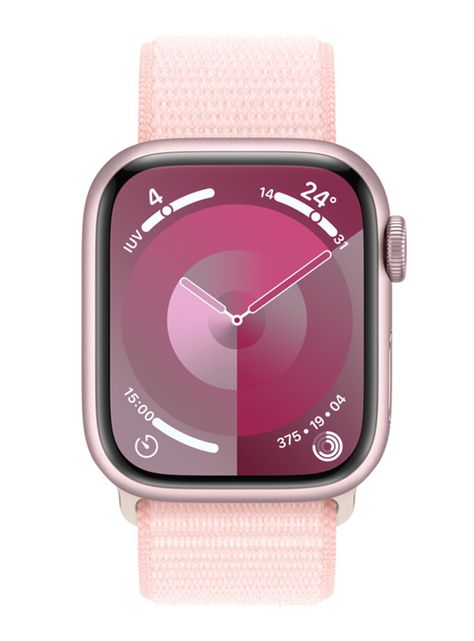 Apple Watch Series 9 GPS 41mm Caja Aluminio y Correa Loop Rosado-1