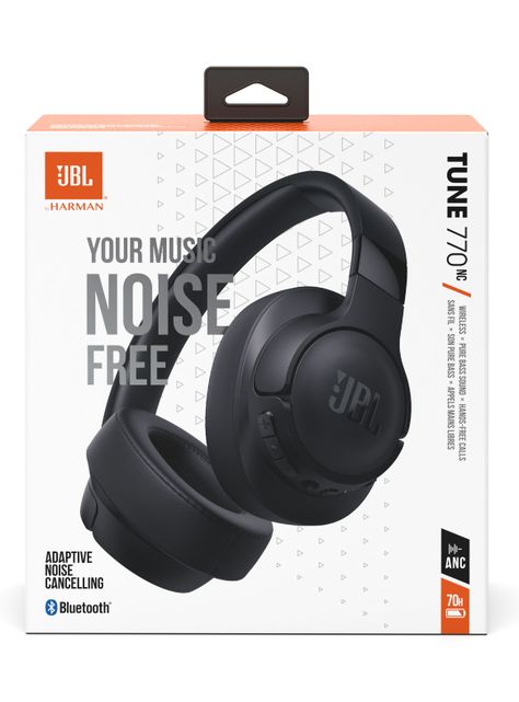 Audífonos Bluetooth Tune 770  Noise Cancelling Negro-6