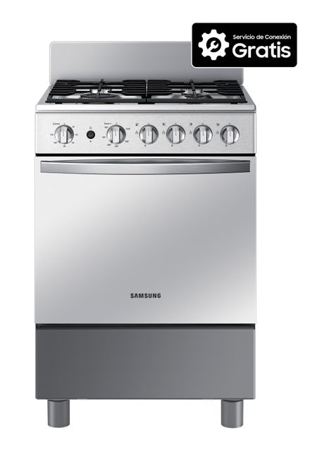 Cocina a Gas 4 Quemadores Silver-1