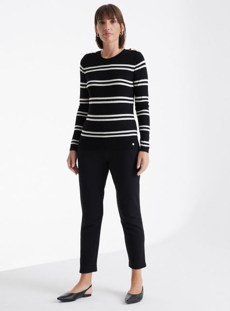 Sweater Botones en Hombros-4