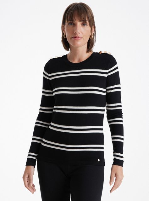 Sweater Botones en Hombros-0