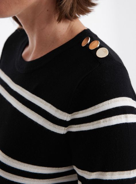 Sweater Botones en Hombros-3