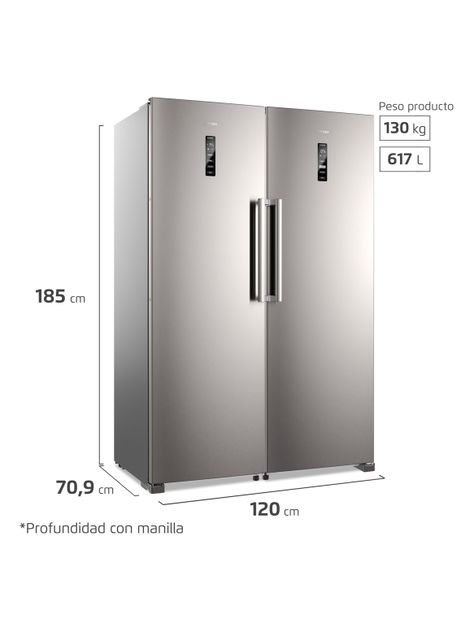 Congelador Vertical No Frost 262 Litros Twin FTI4S-2