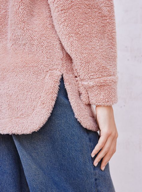 Sobrecamisa de Coral Flece con Detalles en Suede Pu-3