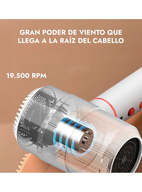 Secador de pelo Digital Care Blanco con Difusor-3