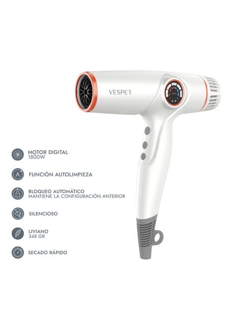 Secador de Pelo Profesional AirVolution 1800W con Difusor-1