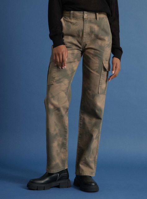 Pantalón Cargo Camuflaje-0
