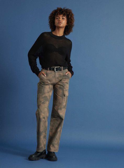 Pantalón Cargo Camuflaje-4