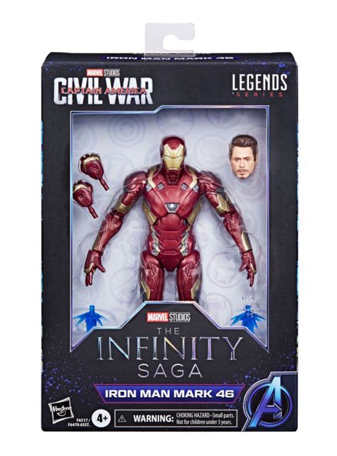 Figura de Acción Legends Series Iron Man Mark 46-3