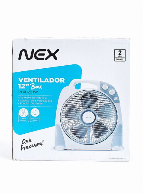 Ventilador de Sobremesa 12" Box Blanco VBX1210W-4