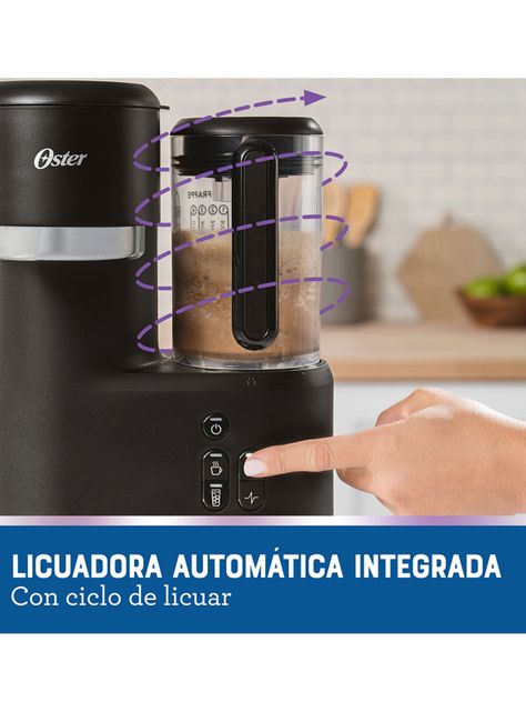 Cafetera Frappé 460 ml con Licuadora-4
