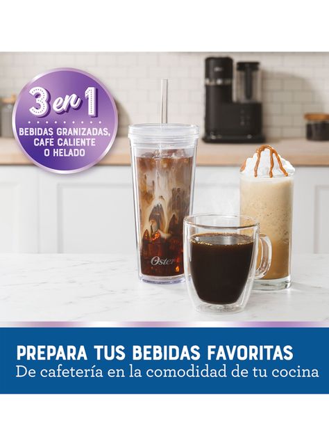 Cafetera Frappé 460 ml con Licuadora-3