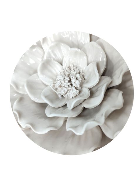 Flor Decorativa Cerámica 1-3