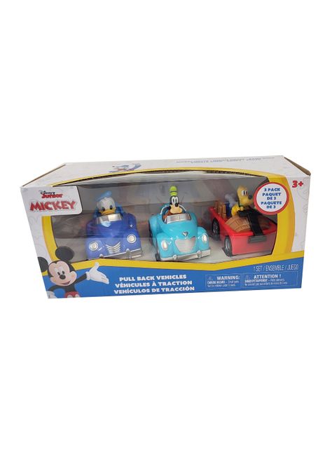 Set Autos Personajes Mickey y Amigos 3 Piezas 2 Modelos-1
