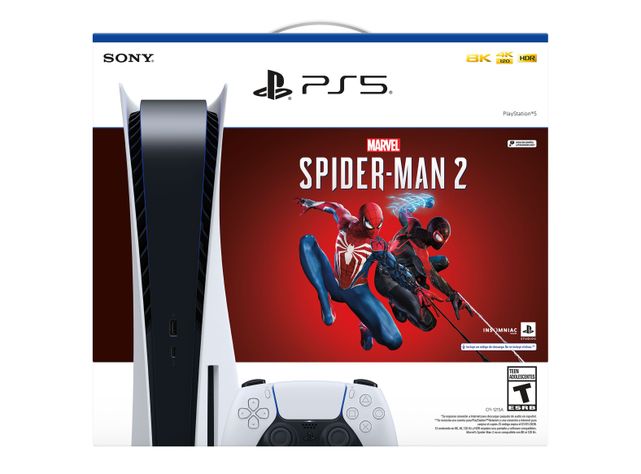 Consola PS5 + Paquete Marvel's Spider-Man 2-1