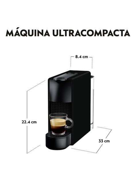 Cafetera de Cápsulas Essenza Mini Negra-1