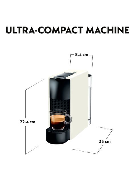 Cafetera de Cápsulas Essenza Mini Blanca + Espumador de Leche Aeroccino 3-1